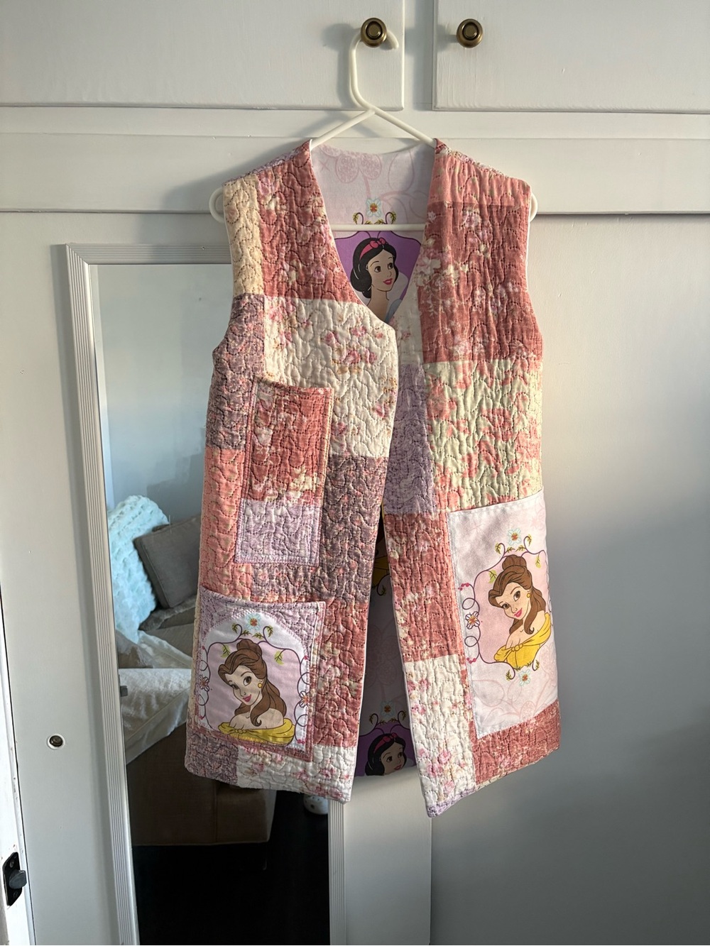 Patchwork Princess Sleeveless Quilted Vest - S/M